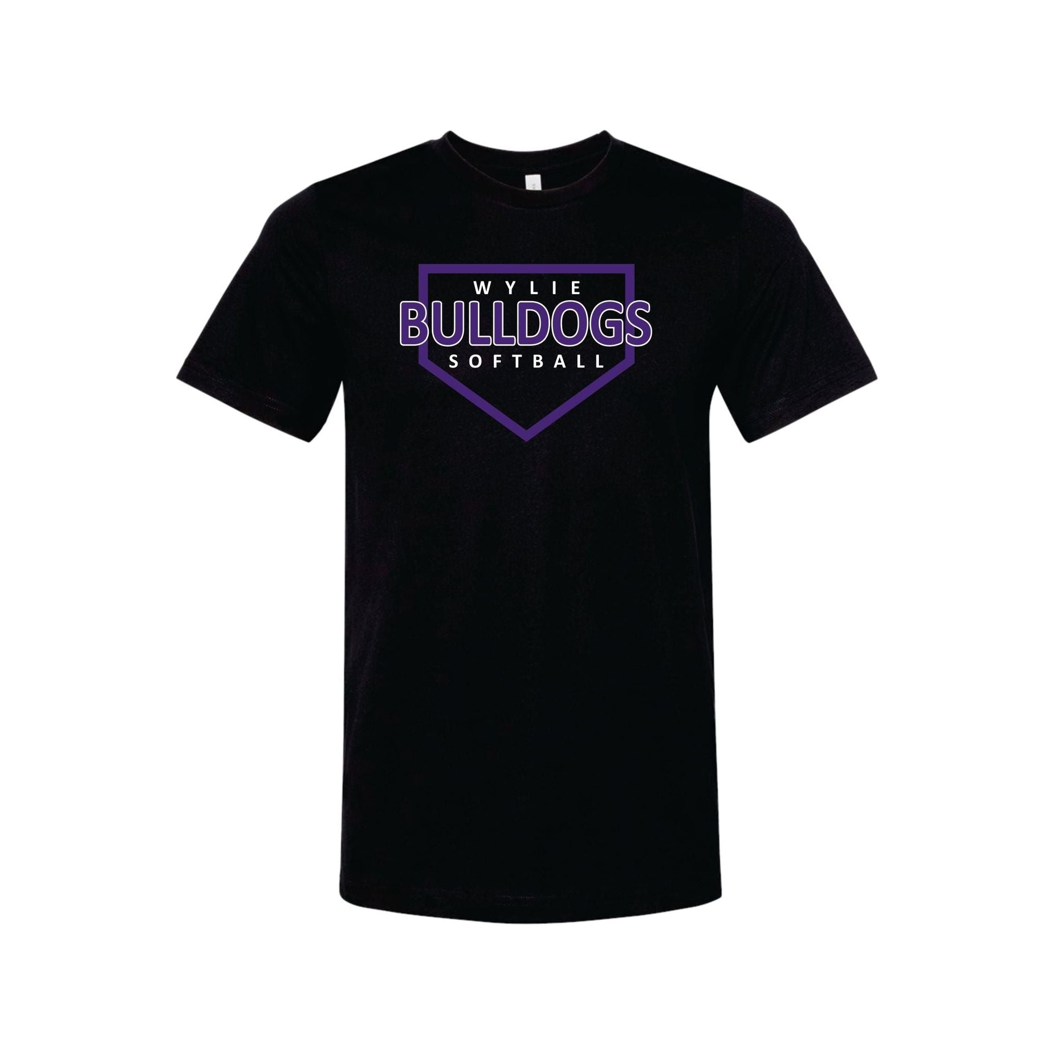 Wylie Softball Diamond on Black Wylie Booster Club