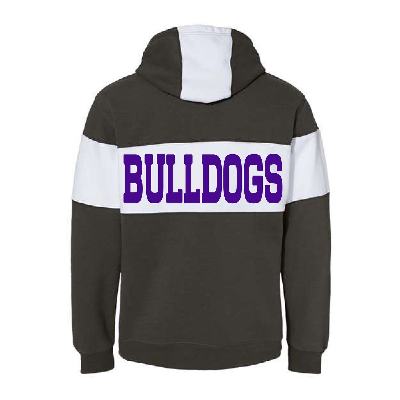 Wylie Bulldogs - Striped Hooded Sweatshirt