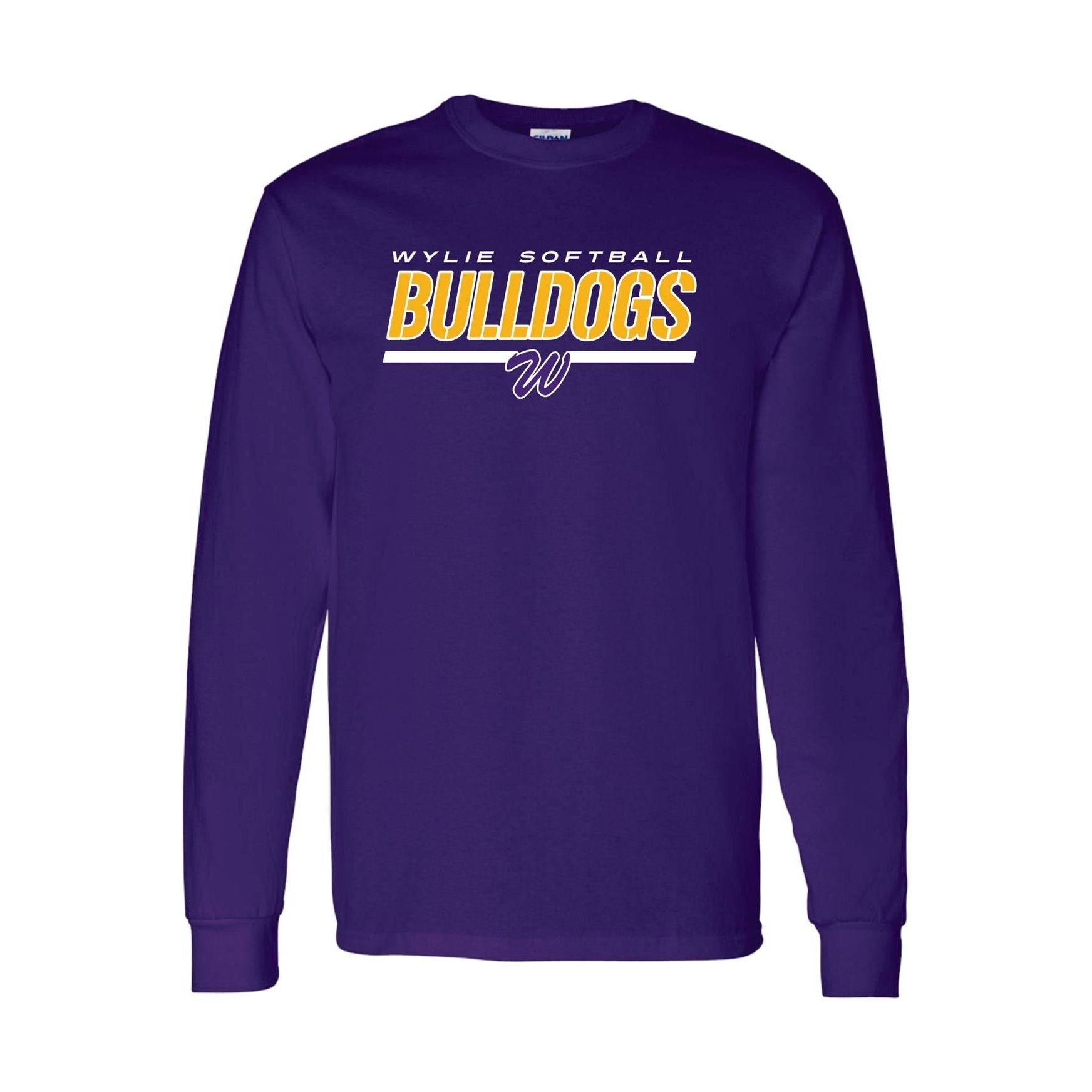 Wylie Softball Bulldogs on Purple Wylie Booster Club