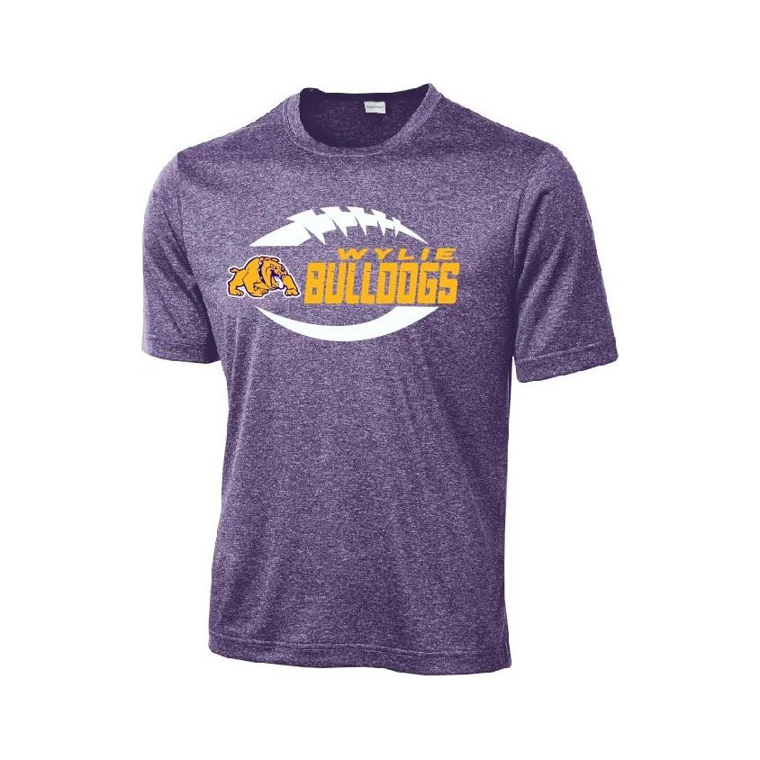 Wylie Bulldogs Football Dryfit Tee