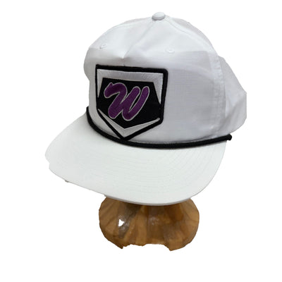 Home Plate Rope Cap with Patch