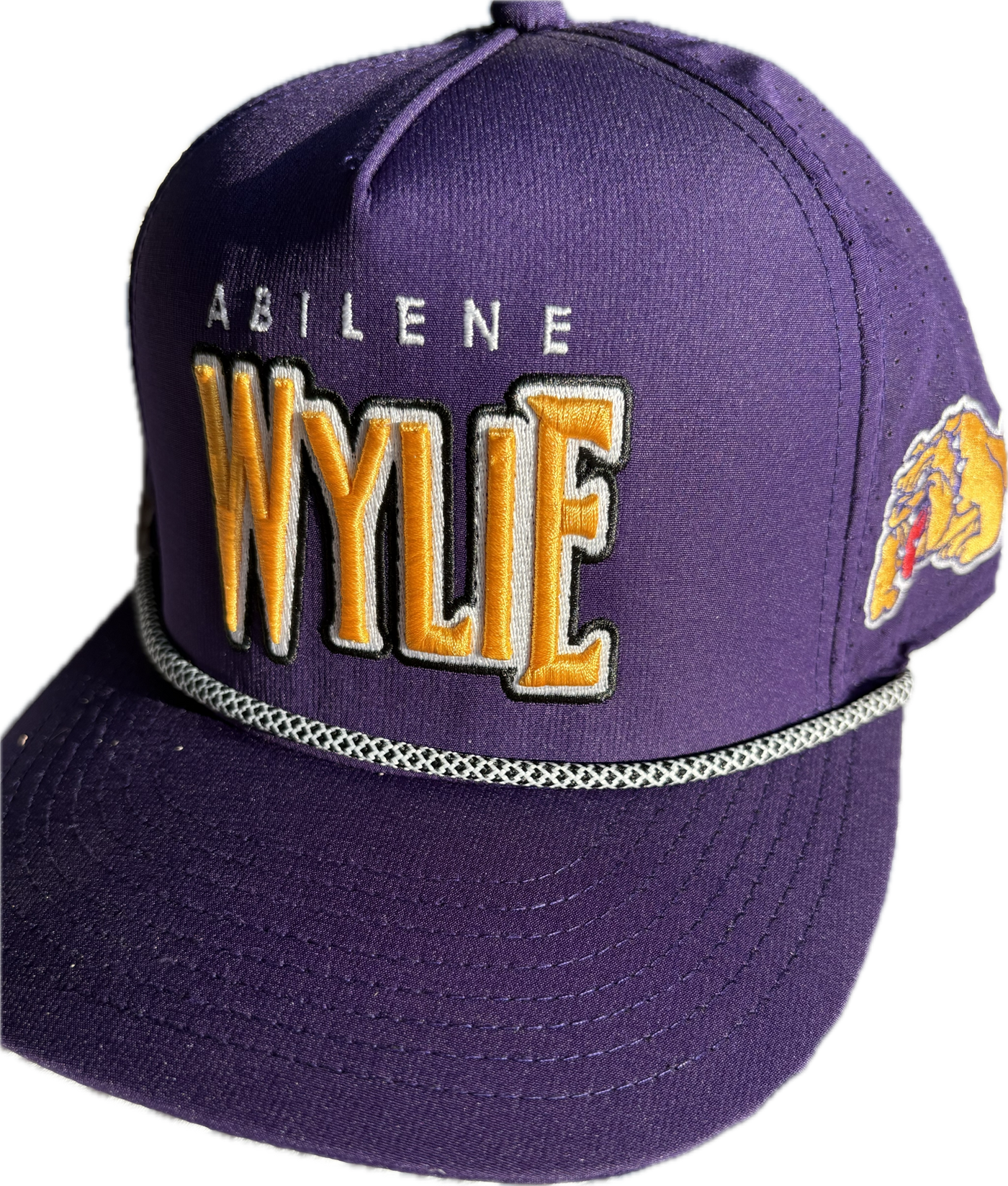 Abilene-Wylie Purple Performance Rope Cap