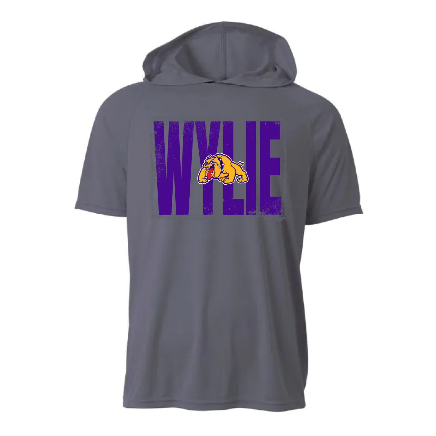 Wylie Bulldogs - Short Sleeve Hooded Tee