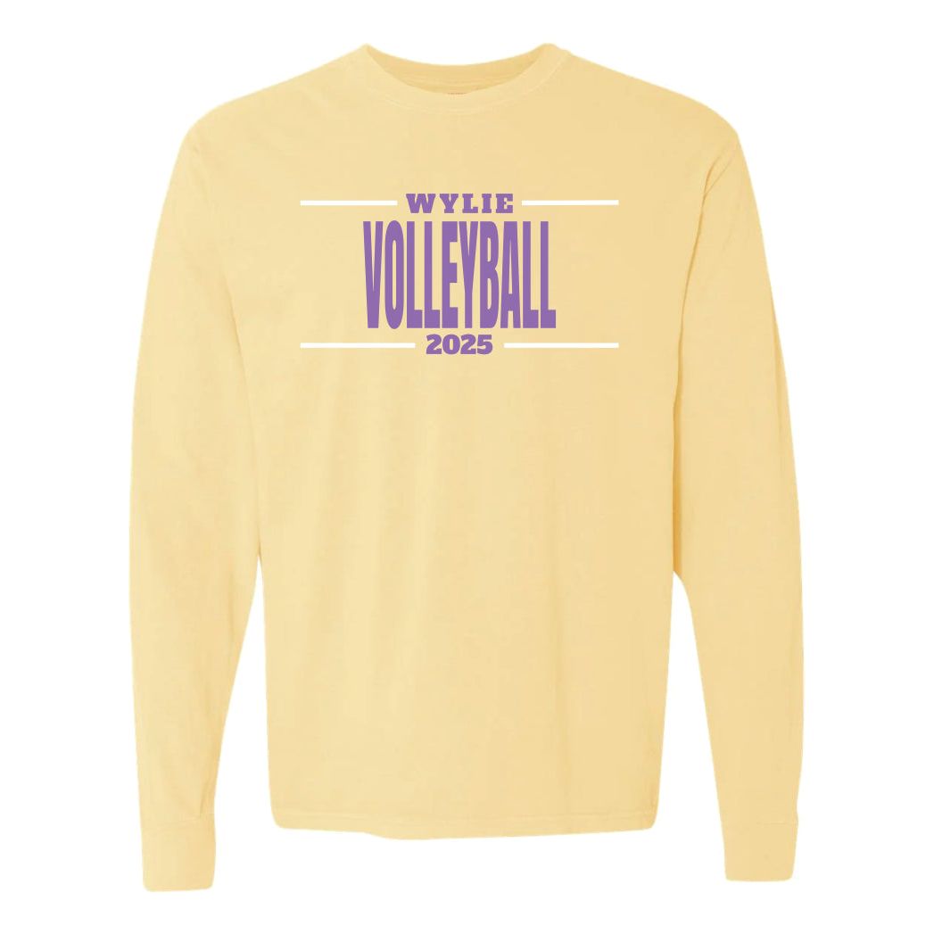 Wylie Volleyball - Stripes on Yellow