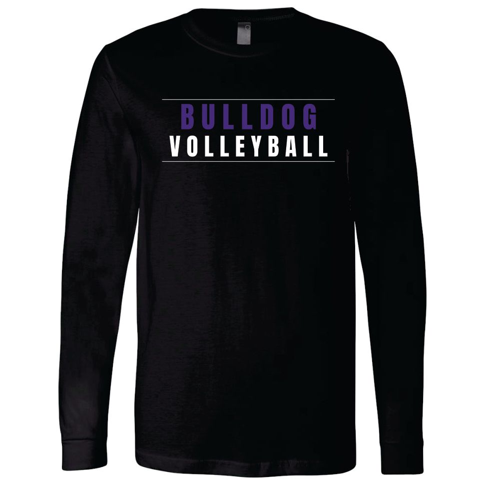Wylie Volleyball - Bulldog Volleyball on Black
