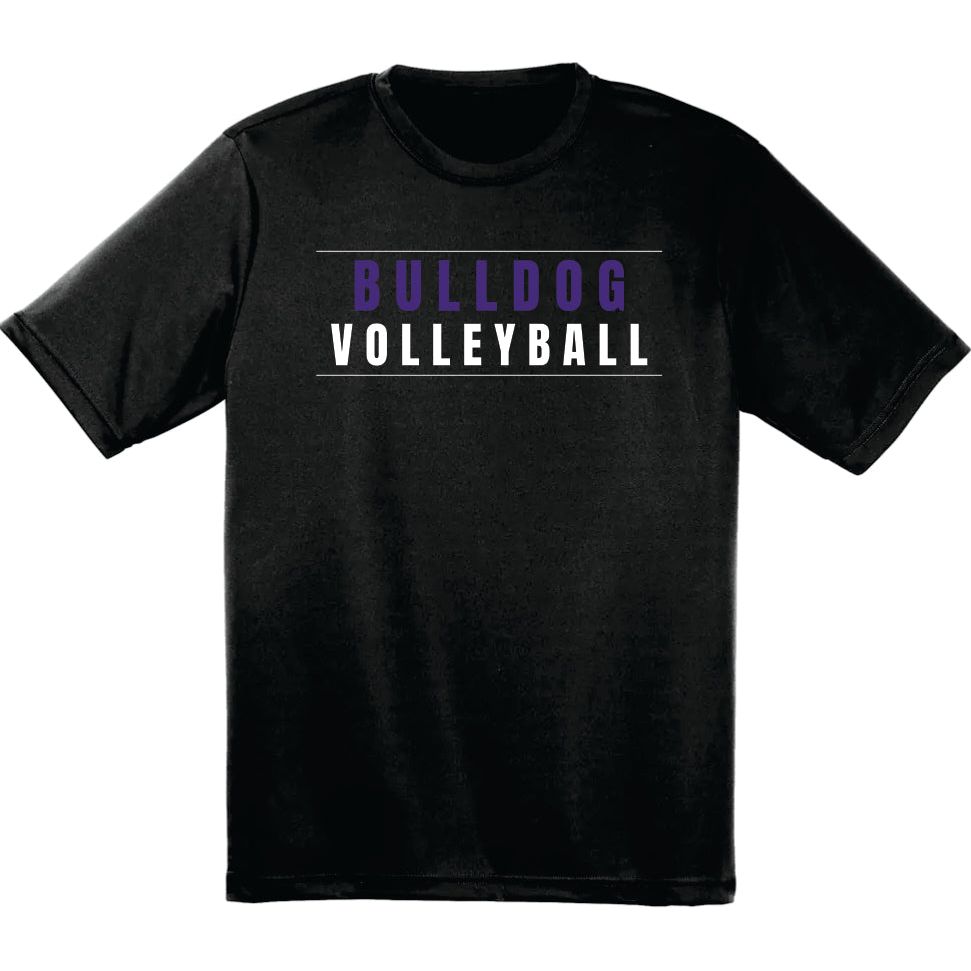 Wylie Volleyball - Bulldog Volleyball on Black