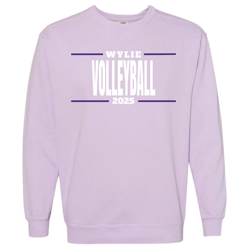 Wylie Volleyball - Stripes on Orchid
