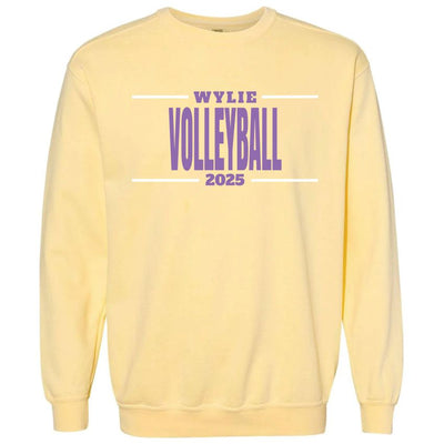 Wylie Volleyball - Stripes on Yellow