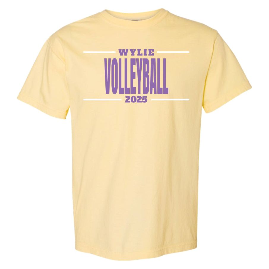 Wylie Volleyball - Stripes on Yellow