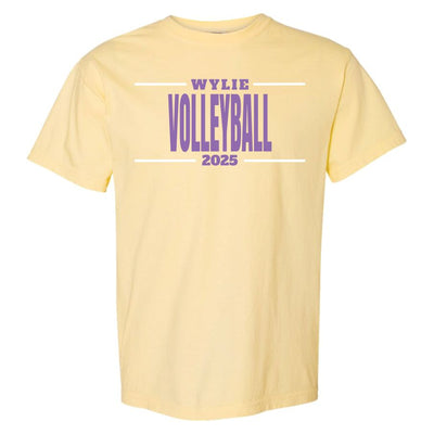 Wylie Volleyball - Stripes on Yellow
