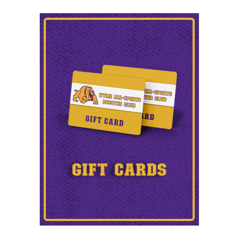 Wylie Booster Club Gift Cards