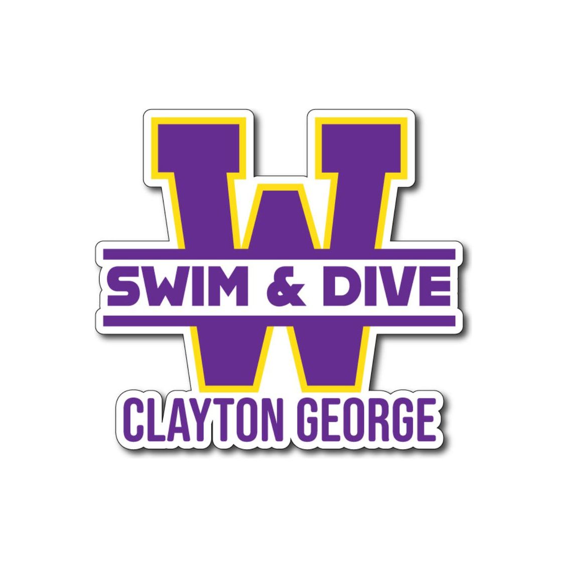 Wylie Swim - Car Decal
